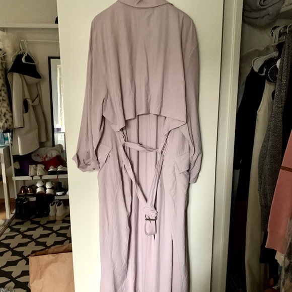 3.1 Phillip Lim lavender oversized trench coat - Picture 5 of 8